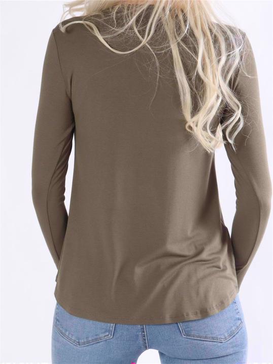 Otine - Langærmet basisbluse